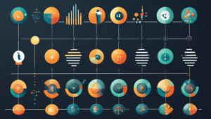 A visual representation of the concept of a sequence, including its applications. Depict mathematical symbols, graphs, and real-world examples. Showcase th