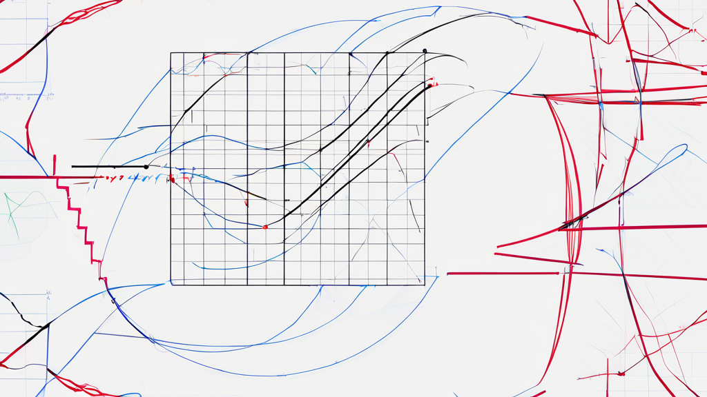 An abstract representation of linear functions and their graphs, with emphasis on slope, intercepts, and transformations.