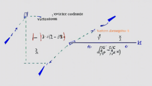 **Prompt:** A visual representation of the concept of a vector, including its magnitude and direction, in a 2D or 3D coordinate system.